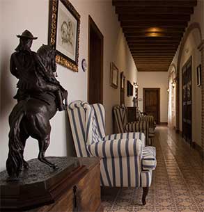 Interior de la finca